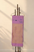 Shonar Horin pink Bangalore silk saree with figured border and gold floral pallu