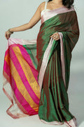 Traditional Ilkal pallu of Bisilu Nerala saree