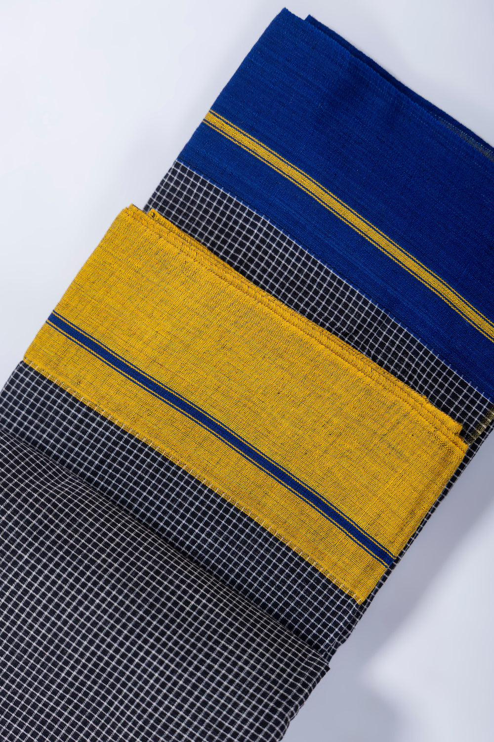 Ganga Jamuna Patteda Anchu cotton saree with contrast borders