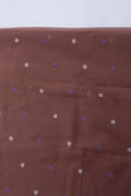 Mati Pata Jamdani cotton saree with handwoven motifs
