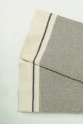 Handwoven Patteda Anchu cotton saree with traditional stripes